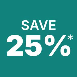 Get 25% OFF